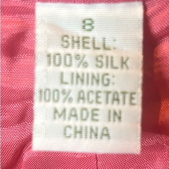 Tommy Bahama Coral Pink silk shorts size 8 - Picture 3 of 16